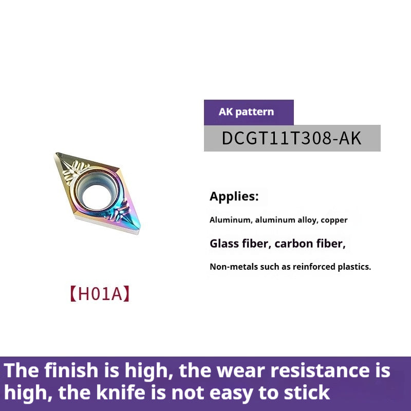 6006 CNC Aluminum Lathe Metal Ceramic Turning Inserts Nano-coated Cylindrical WNMG Bore CCMTAPMT Milling Inserts Shandong Denso Pricision Tools Co.,Ltd.